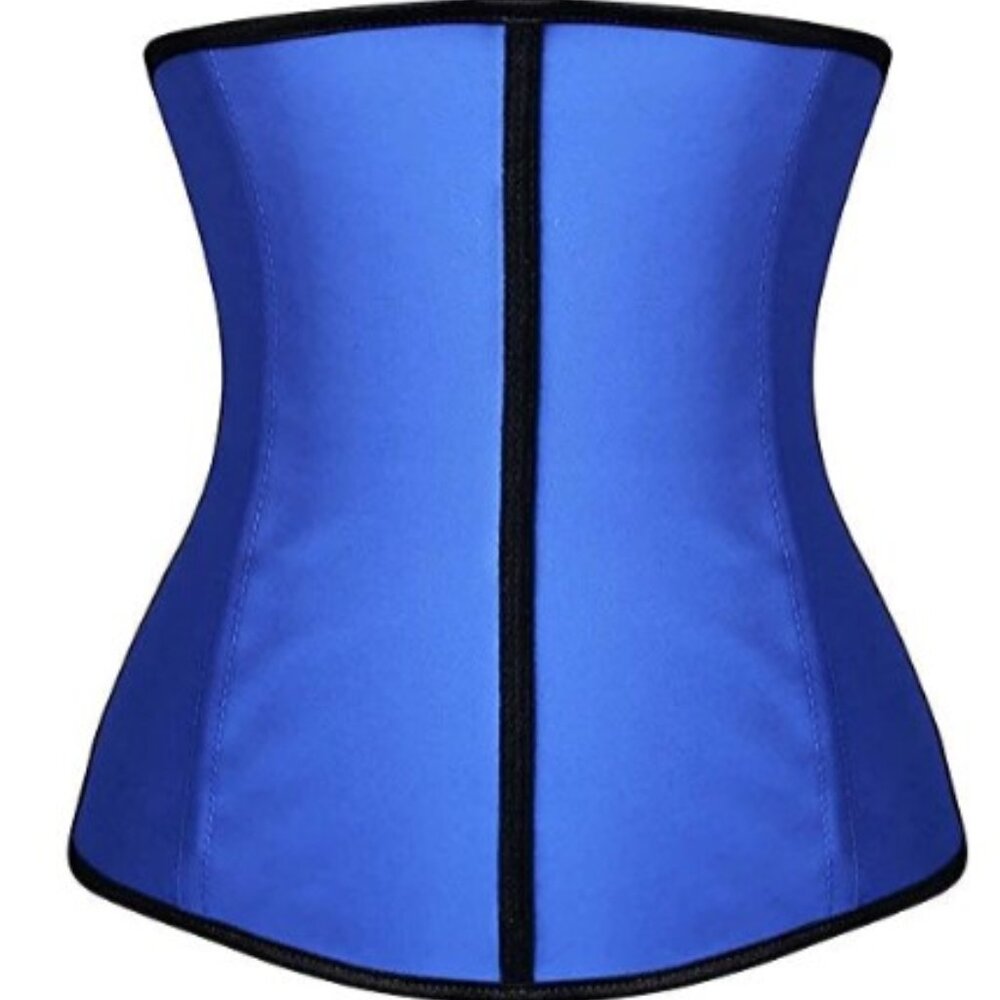 blue latex waist trainer - Picture 2 of 3